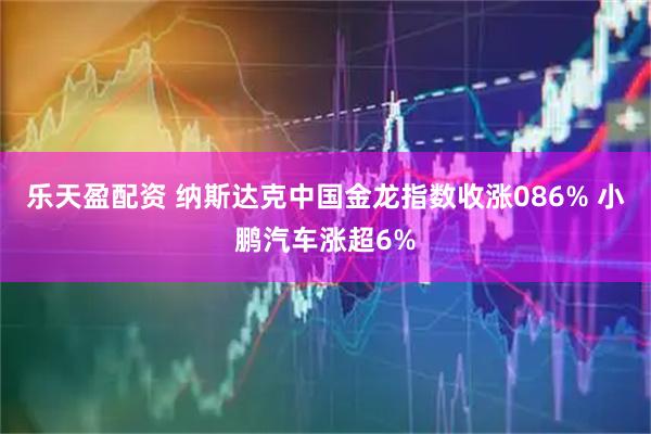 乐天盈配资 纳斯达克中国金龙指数收涨086% 小鹏汽车涨超6%
